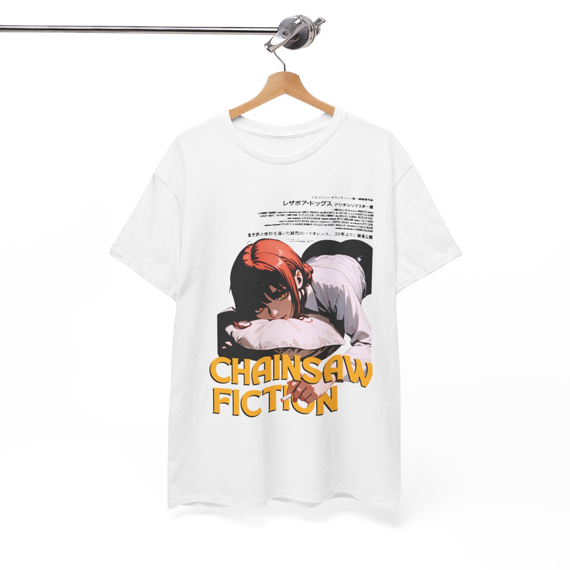 Chainsaw Fiction Anime Tee — Retro Horror Manga Graphic T-Shirt