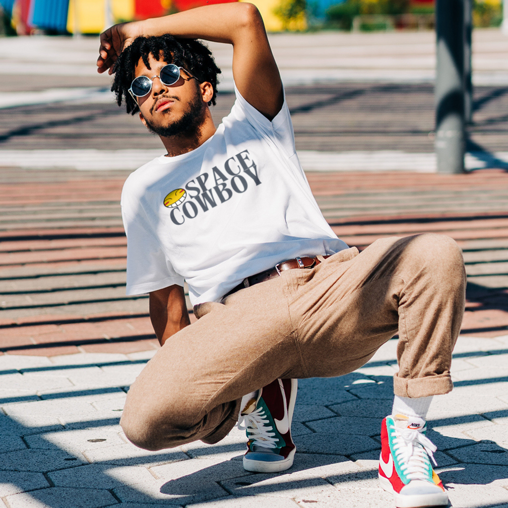 Space Cowboy Smiley T-Shirt