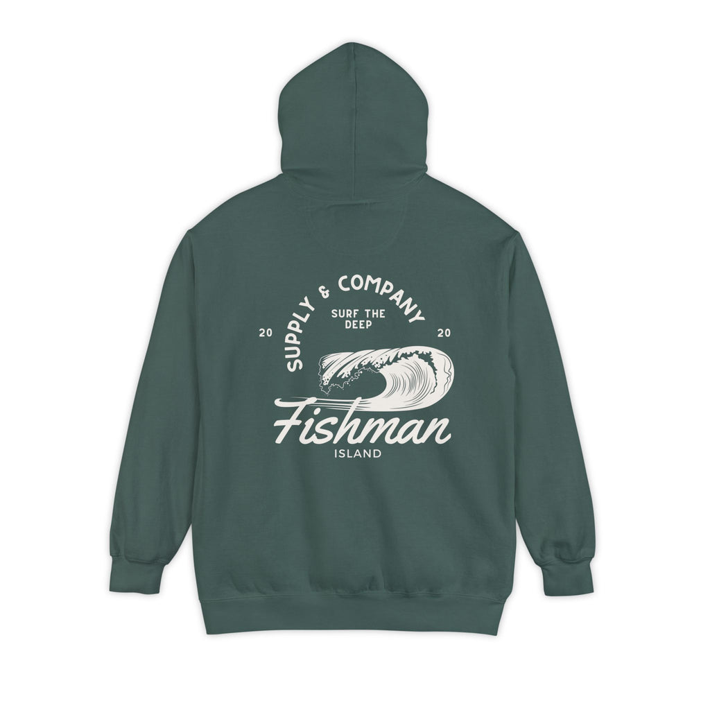 Anime Summer Waves Vintage Relax Fit Unisex Garment-Dyed Hoodie