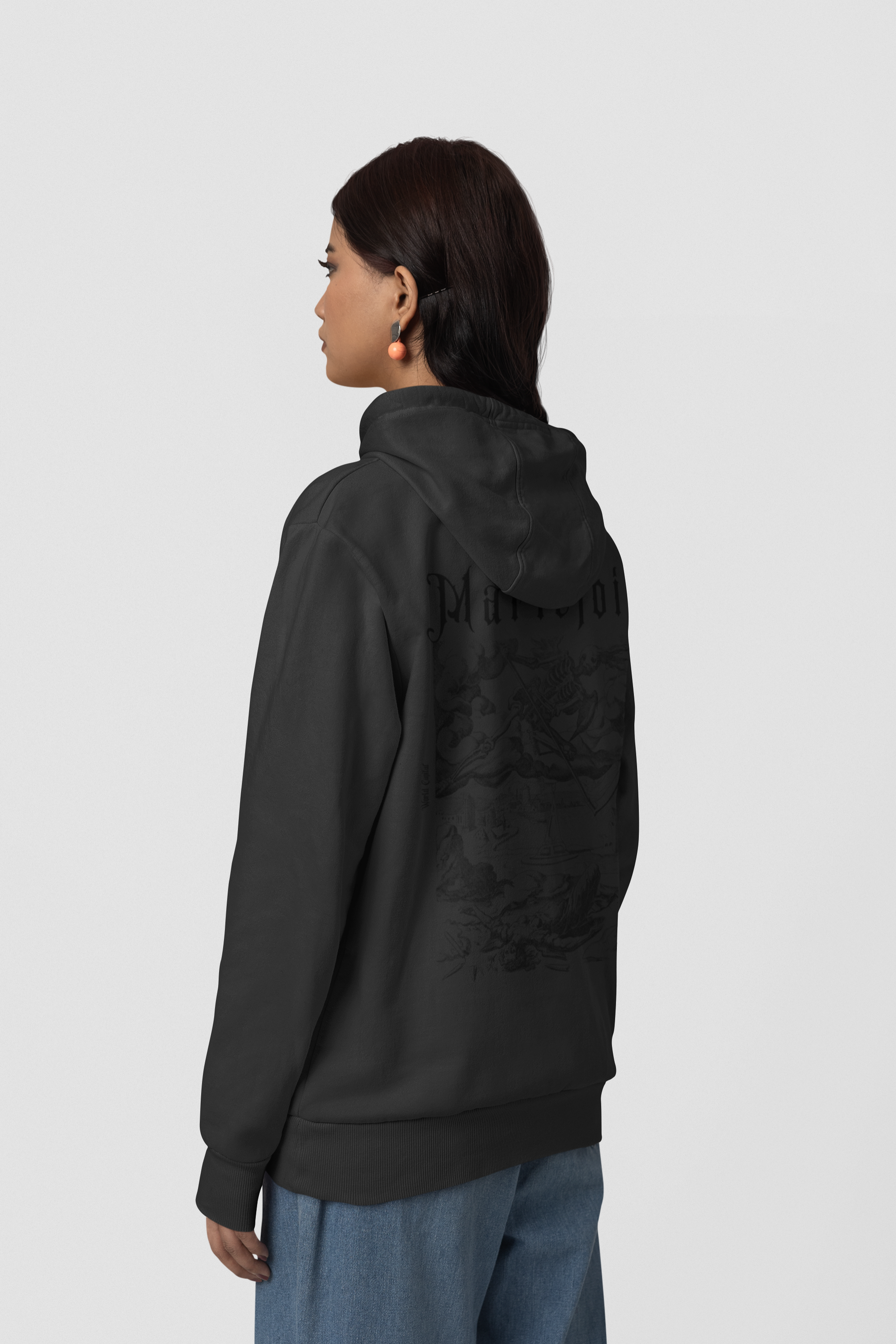 World Capital Vintage Graphic Hoodie