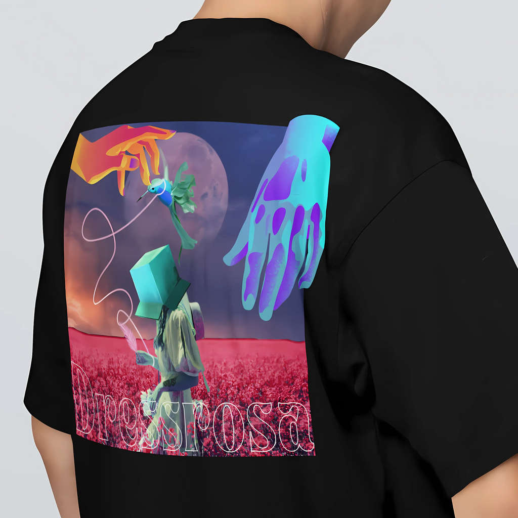 Dressrosa Abstract Strings Anime T-shirt | Pre-Shrunk Cotton Colourful Graphic Tee