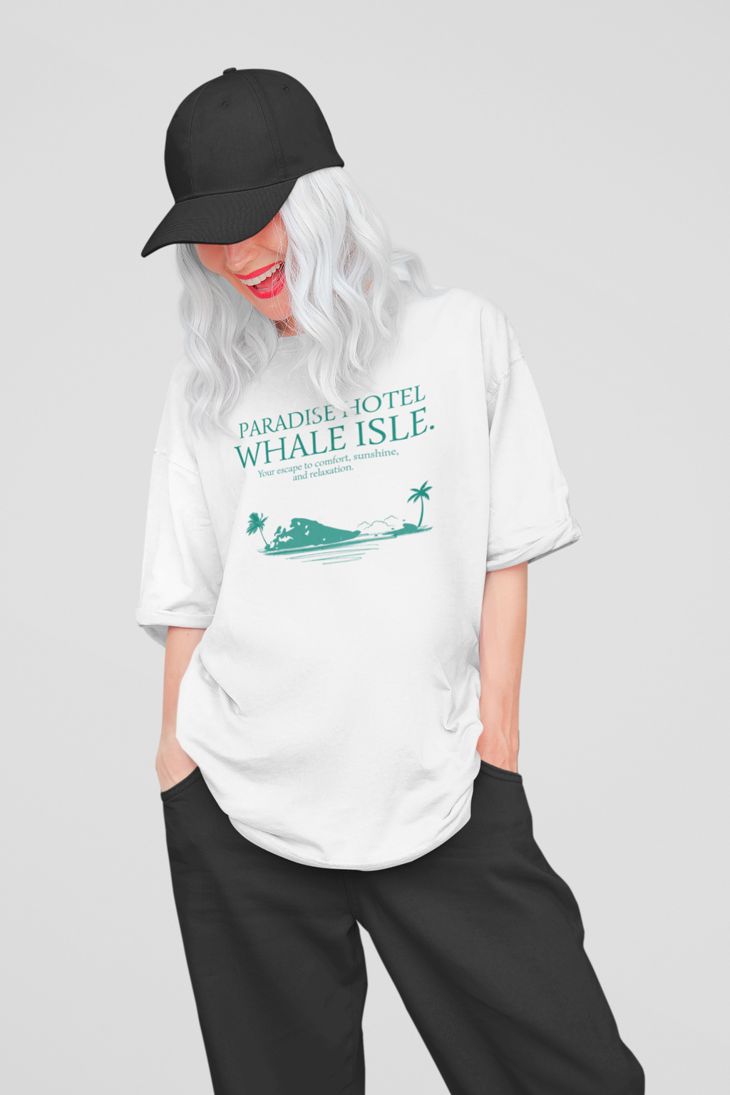 Paradise Hotel Whale Isle Premium T-Shirt