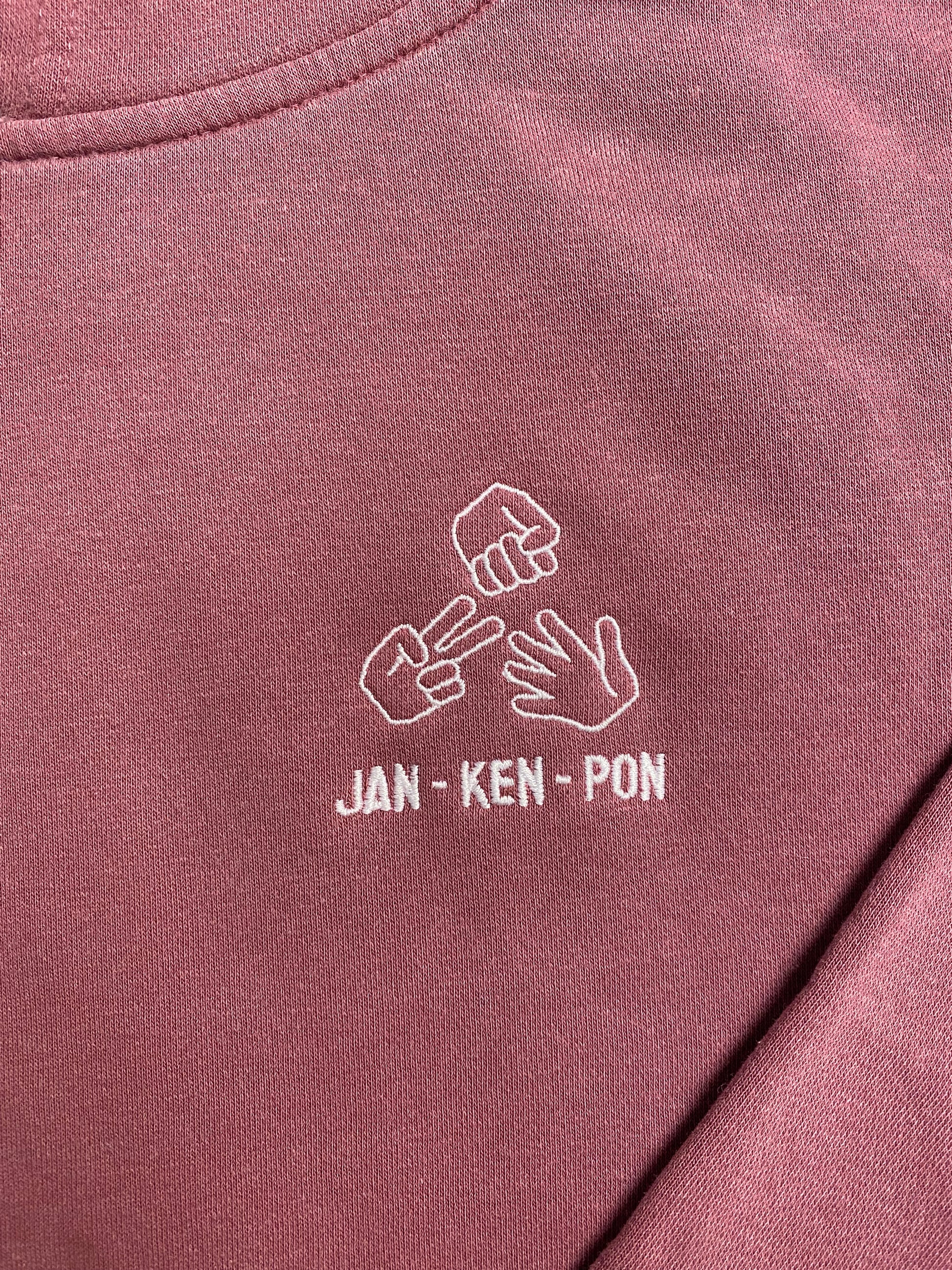 Jan Ken Rock Pigment Dyed Unisex Hoodie