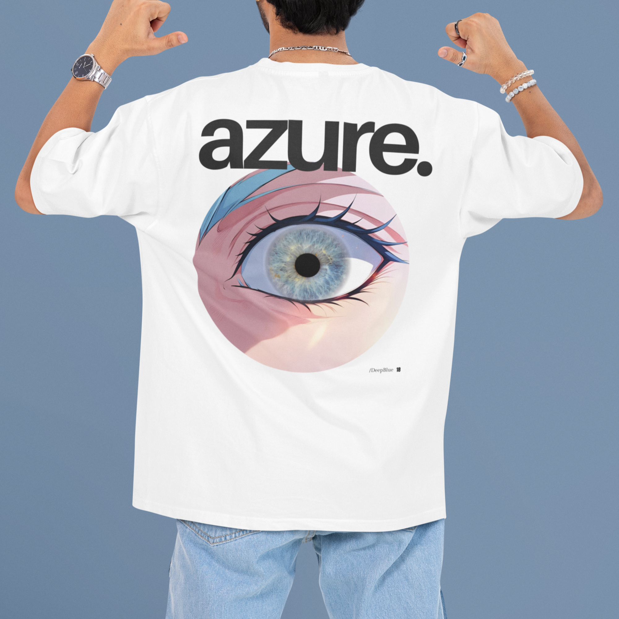 AZURE - Retro Style Modern Pop Anime Shirt