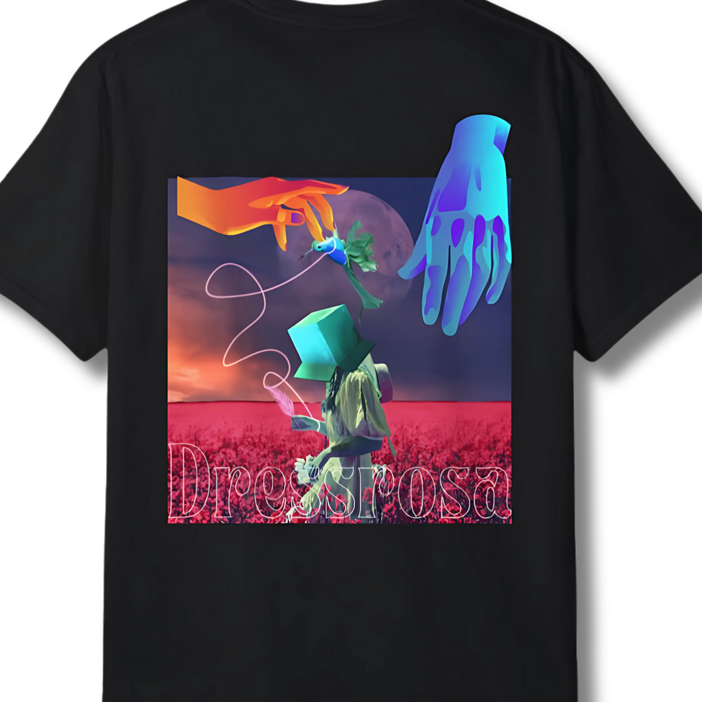 Dressrosa Abstract Strings Anime T-shirt | Pre-Shrunk Cotton Colourful Graphic Tee