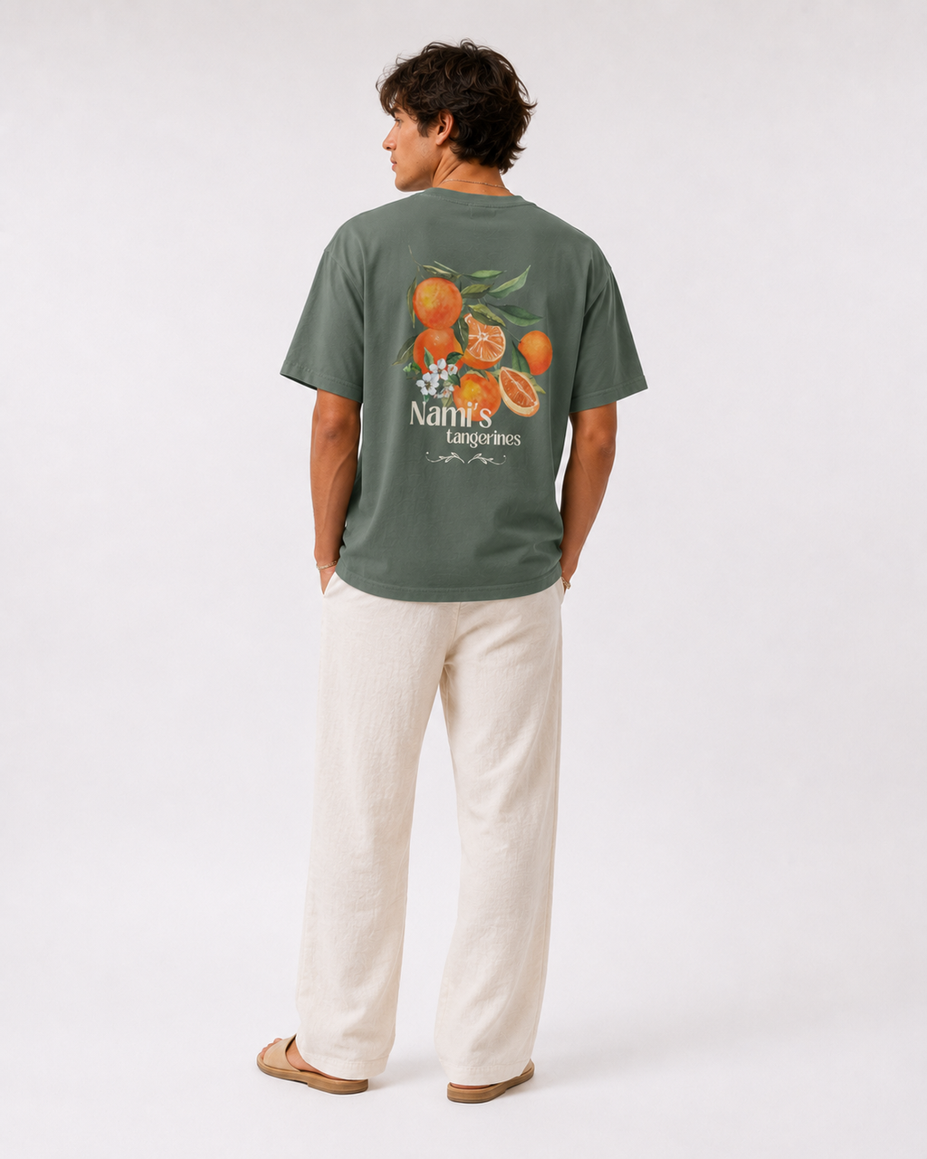 Nami's Tangerine Relaxed Fit Signature T-Shirt