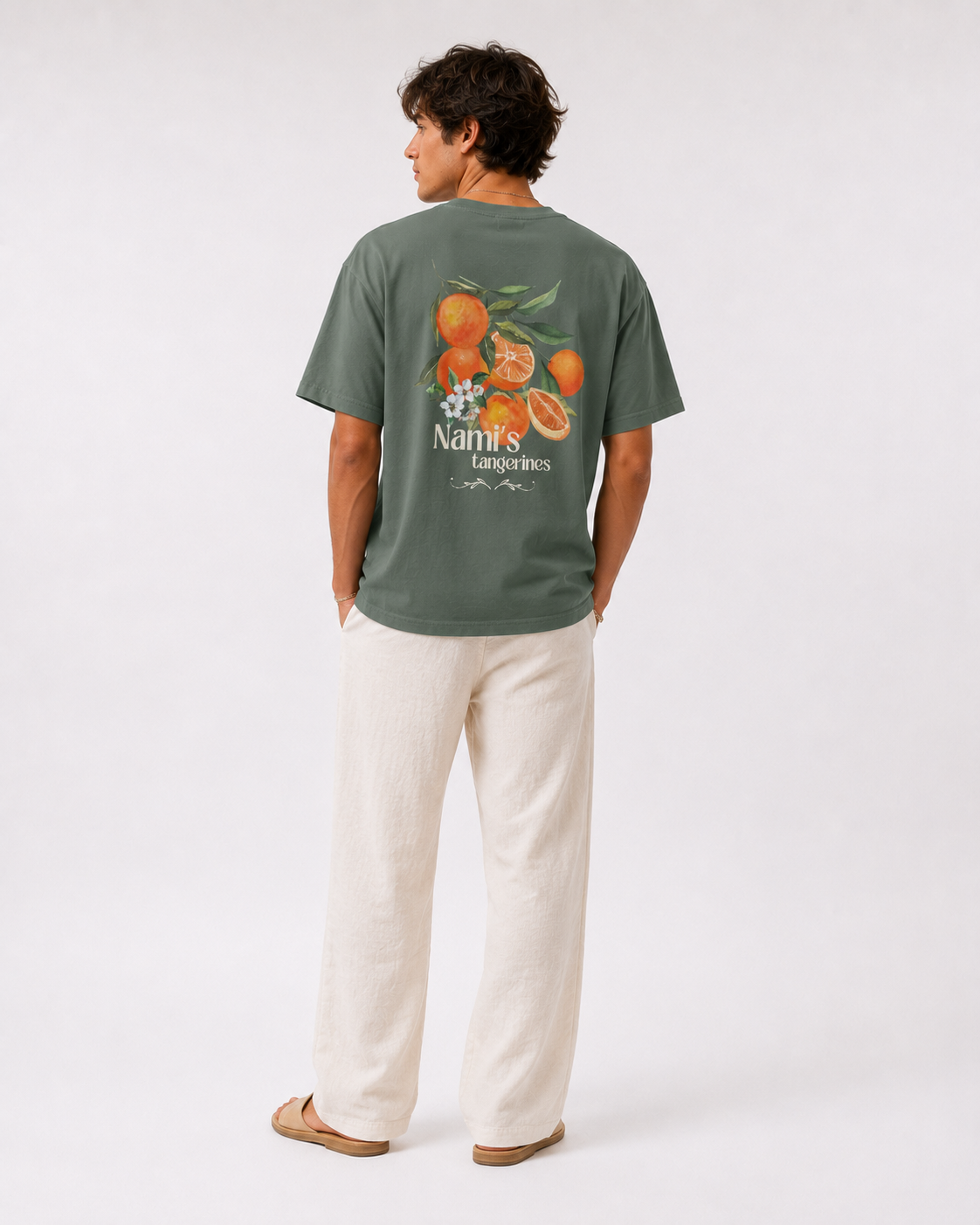 Nami's Tangerine Relaxed Fit Signature T-Shirt