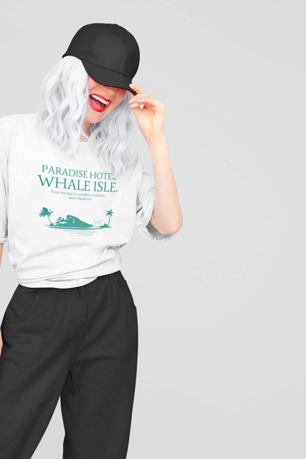 Paradise Hotel Whale Isle Premium T-Shirt