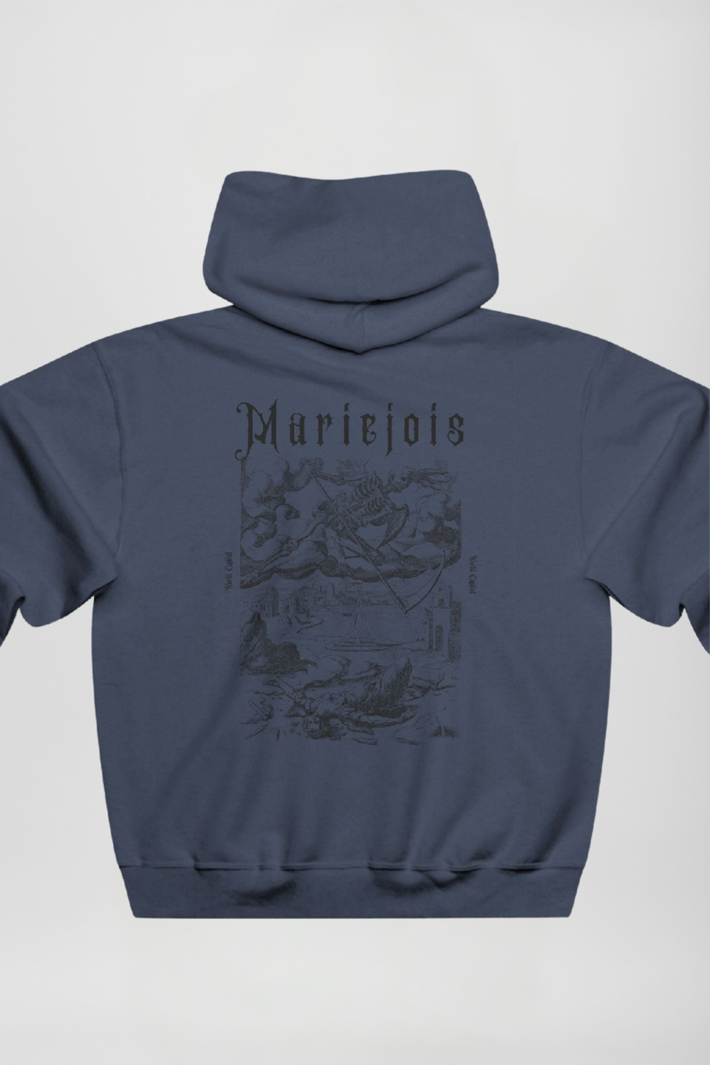 World Capital Vintage Graphic Hoodie