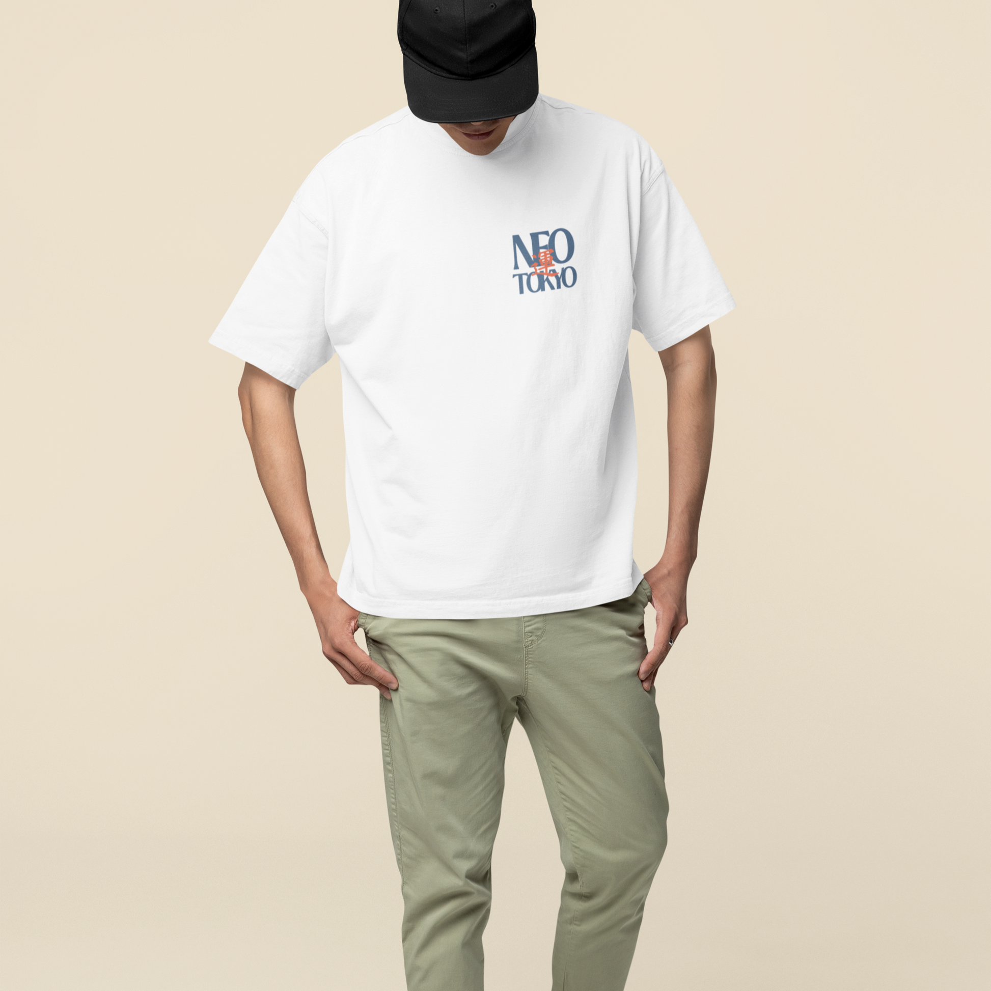 Neo Tokyo Dystopian Retro Aesthetic Relaxed Fit T-Shirt
