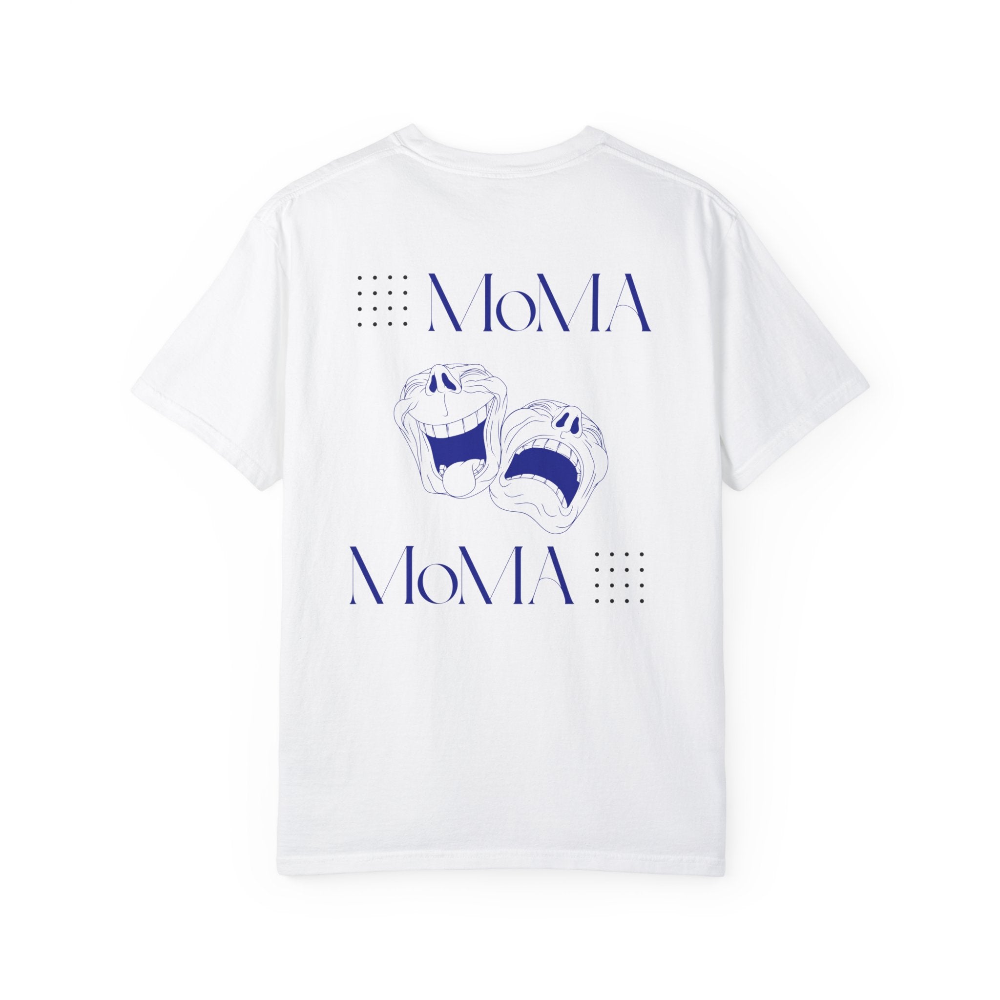 MoMA-Inspired Laughing Heads Unisex Garment-Dyed T-Shirt